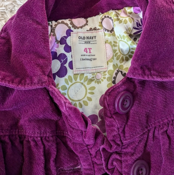 *****5 For $25***** Purple ruffle jacket - Picture 5 of 5